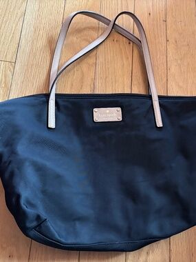 Kate Spade older style black tote